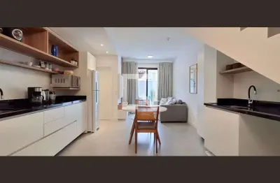 Apartamento para aluguel - centro, 1 quarto,  63 m² - florianópolis