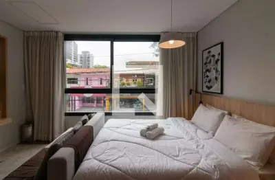 Kitnet / stúdio para aluguel - moema, 1 quarto,  25 m² - são paulo