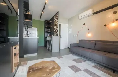 Kitnet / stúdio para aluguel - brooklin, 1 quarto,  42 m² - são paulo