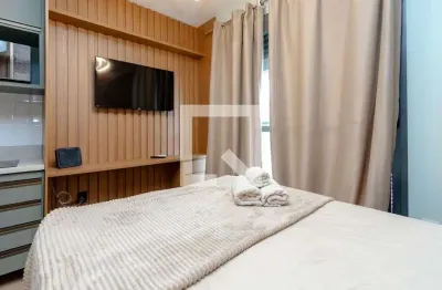 Kitnet / stúdio para aluguel - chácara santo antonio, 1 quarto,  24 m² - são paulo