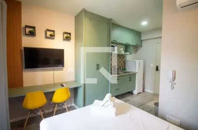 Kitnet / stúdio para aluguel - brooklin, 1 quarto,  22 m² - são paulo
