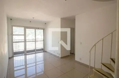 Cobertura para aluguel - grajaú, 3 quartos,  120 m² - rio de janeiro