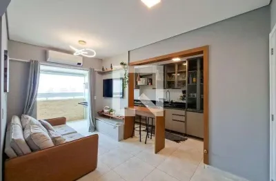 Apartamento para aluguel - cidade ocian, 1 quarto,  50 m² - praia grande