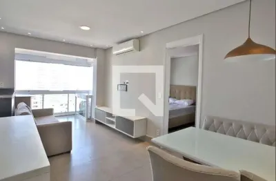 Apartamento para aluguel - boqueirão, 1 quarto,  47 m² - santos