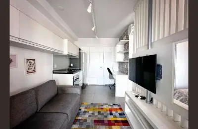 Kitnet / stúdio para aluguel - brooklin, 1 quarto,  33 m² - são paulo