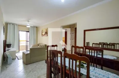 Apartamento para aluguel - aviação, 1 quarto,  60 m² - praia grande