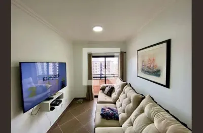 Apartamento para aluguel - guilhermina, 1 quarto,  82 m² - praia grande