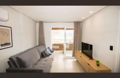 Apartamento para aluguel - vila caiçara, 1 quarto,  55 m² - praia grande