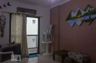 Apartamento para aluguel - vila tupi, 1 quarto,  50 m² - praia grande