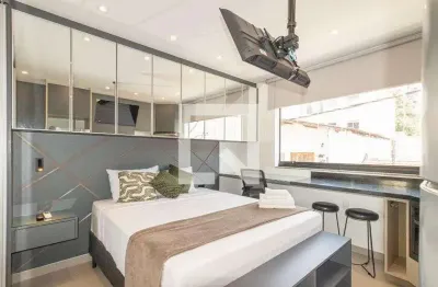 Kitnet / stúdio para aluguel - moema, 1 quarto,  27 m² - são paulo