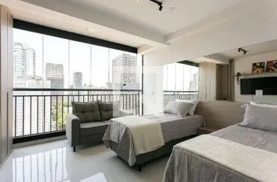 Kitnet / stúdio para aluguel - tatuapé, 1 quarto,  34 m² - são paulo