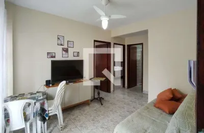 Apartamento para aluguel - vila caiçara, 2 quartos,  54 m² - praia grande