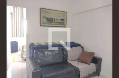 Kitnet / stúdio para aluguel - guilhermina, 1 quarto,  50 m² - praia grande