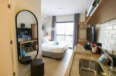 Kitnet / stúdio para aluguel - brooklin, 1 quarto,  22 m² - são paulo