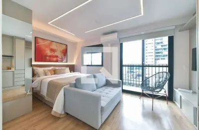 Kitnet / stúdio para aluguel - brooklin, 1 quarto,  26 m² - são paulo