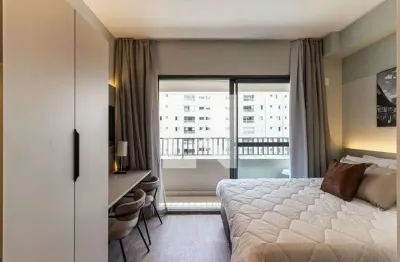 Kitnet / stúdio para aluguel - brooklin, 1 quarto,  26 m² - são paulo