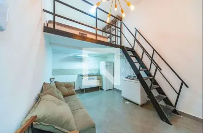 Kitnet / stúdio para aluguel - jardim guilhermina, 1 quarto,  28 m² - santo andré