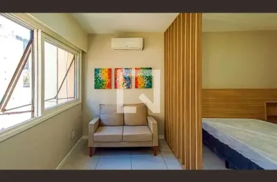 Apartamento para aluguel - centro histórico, 1 quarto,  33 m² - porto alegre