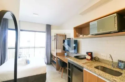 Kitnet / stúdio para aluguel - brooklin, 1 quarto,  22 m² - são paulo