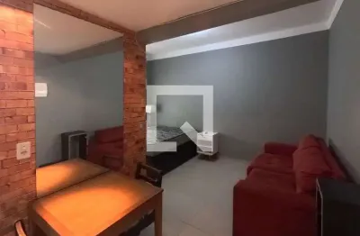 Kitnet / stúdio para aluguel - gonzaga , 1 quarto,  25 m² - santos