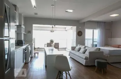 Kitnet / stúdio para aluguel - gonzaga , 1 quarto,  56 m² - santos