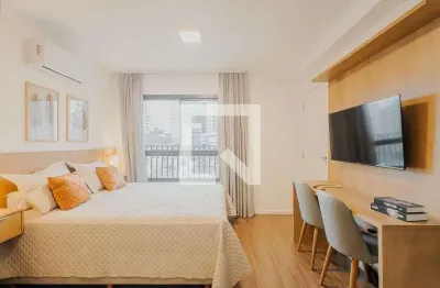 Kitnet / stúdio para aluguel - vila madalena, 1 quarto,  33 m² - são paulo