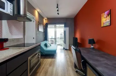 Kitnet / stúdio para aluguel - brooklin, 1 quarto,  42 m² - são paulo
