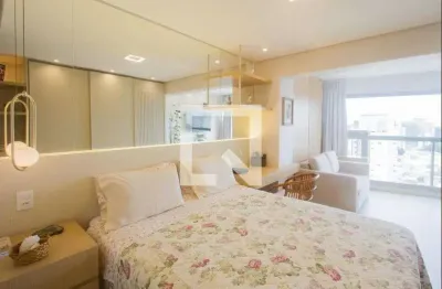 Kitnet / stúdio para aluguel - brooklin, 1 quarto,  29 m² - são paulo