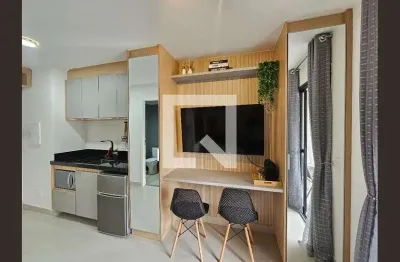 Kitnet / stúdio para aluguel - brooklin, 1 quarto,  23 m² - são paulo