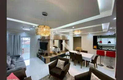 Apartamento para aluguel - guilhermina, 3 quartos,  130 m² - praia grande