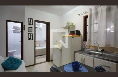 Apartamento para aluguel - canto da lagoa, 1 quarto,  31 m² - florianópolis