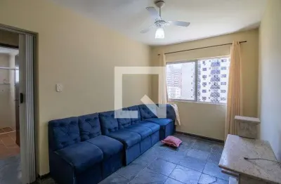 Apartamento para aluguel - guilhermina, 1 quarto,  50 m² - praia grande