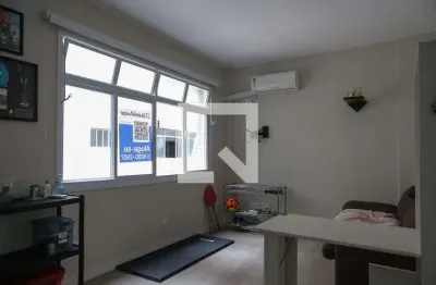 Kitnet / stúdio para aluguel - boqueirão, 1 quarto,  27 m² - santos