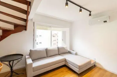 Cobertura para aluguel - cidade baixa, 1 quarto,  52 m² - porto alegre