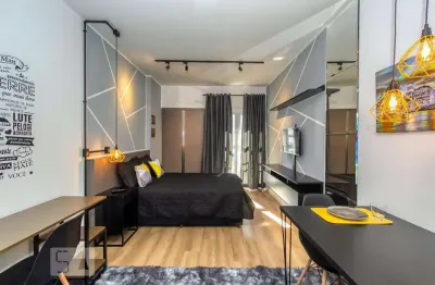 Kitnet / stúdio para aluguel - centro, 1 quarto,  27 m² - curitiba