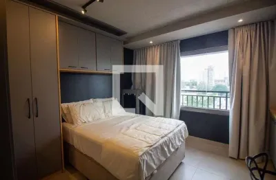 Kitnet / stúdio para aluguel - chácara santo antonio, 1 quarto,  24 m² - são paulo