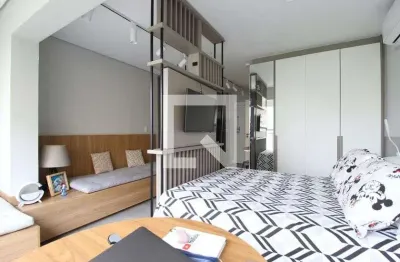 Kitnet / stúdio para aluguel - moema, 1 quarto,  34 m² - são paulo