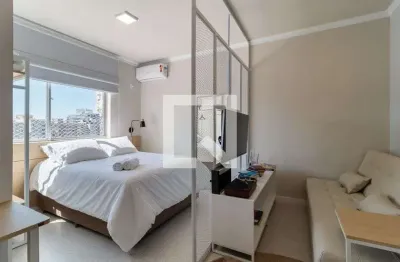 Apartamento para aluguel - centro, 1 quarto,  34 m² - florianópolis