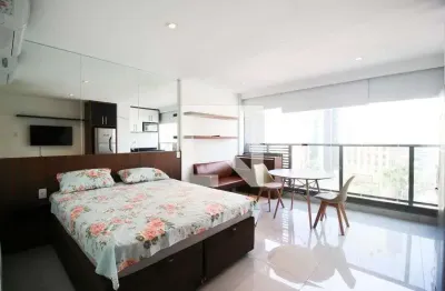 Kitnet / stúdio para aluguel - itaim bibi, 1 quarto,  30 m² - são paulo
