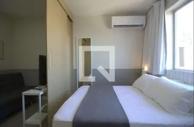 Apartamento para aluguel - centro, 1 quarto,  34 m² - florianópolis