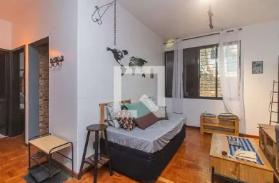 Apartamento para aluguel - azenha, 1 quarto,  49 m² - porto alegre