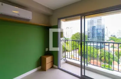 Kitnet / stúdio para aluguel - brooklin, 1 quarto,  24 m² - são paulo