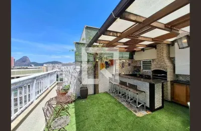 Cobertura para aluguel - catete, 3 quartos,  183 m² - rio de janeiro