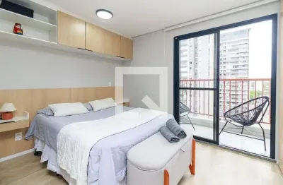 Kitnet / stúdio para alugar na rua cacilda becker, brooklin, são paulo por r$ 2.590