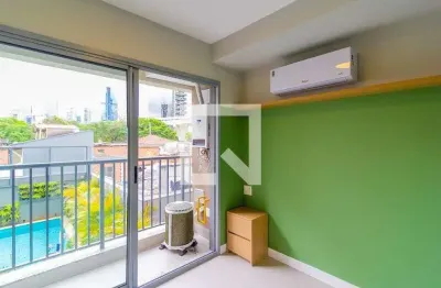 Kitnet / stúdio para aluguel - brooklin, 1 quarto,  24 m² - são paulo