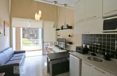 Apartamento para aluguel - brooklin, 1 quarto,  45 m² - são paulo