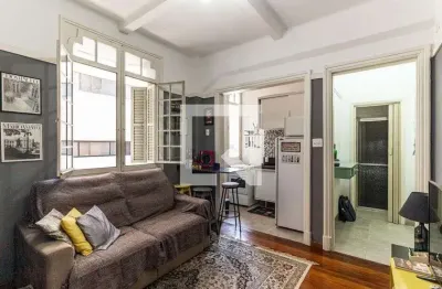 Apartamento para aluguel - centro, 1 quarto,  40 m² - são paulo