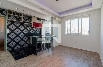 Apartamento para aluguel - centro histórico, 1 quarto,  42 m² - porto alegre