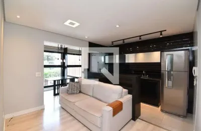 Apartamento para aluguel - campina do siqueira, 1 quarto,  45 m² - curitiba