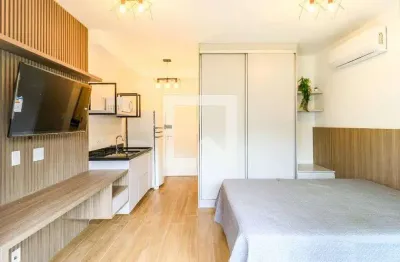 Kitnet / stúdio para aluguel - brooklin, 1 quarto,  27 m² - são paulo